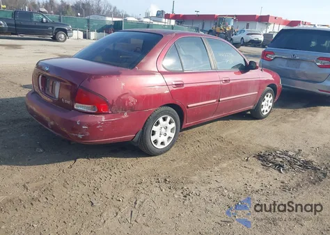 2002 Nissan Sentra Gxe z USA, uszkodzony, nr VIN 3N1CB51D42L665109
